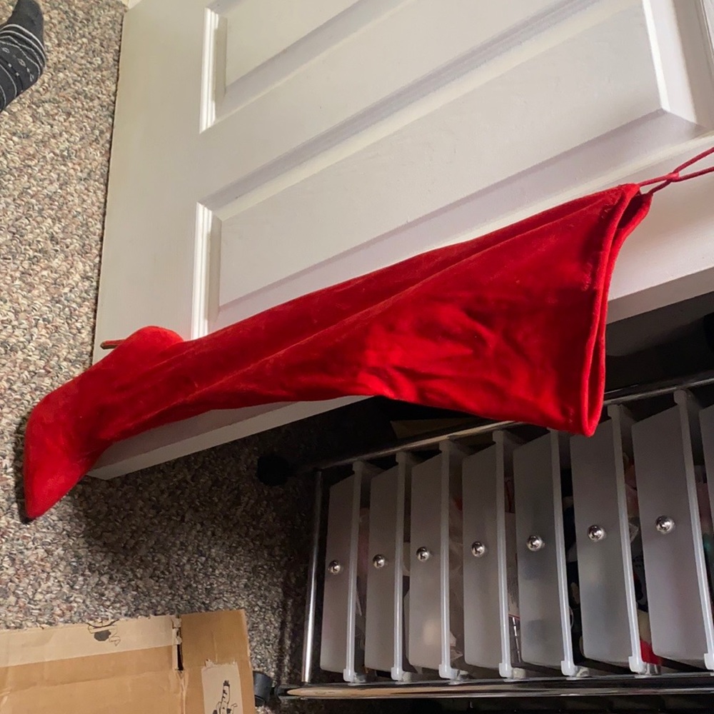 Fashion Nova 8.5 Red Thigh-High Boots